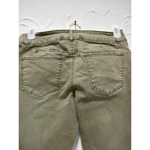 Refuge Women Olive Green Cargo Pants - Size: 10 - Picture 7 of 7